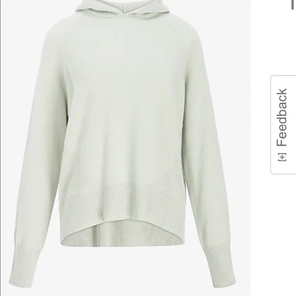 NWT Express Solid Cashmere Hoodie Medium - Picture 4 of 5
